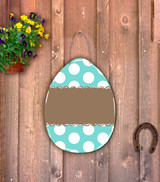 Customizable Easter Egg Door Hanger