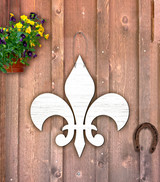 Fleur De Lis Outdoor Metal Art