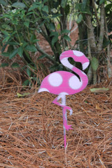 Outdoor Metal Art 10'' Flamingo