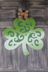 Outdoor Metal Art Fancy Shamrock