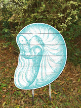 Outdoor Metal Art Seashell