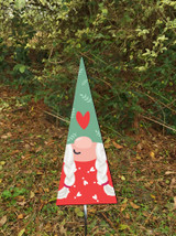 Outdoor Metal Art Christmas Gnome Set