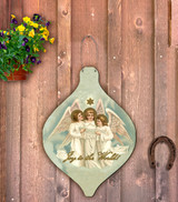 Outdoor Metal Art Vintage Angels Ornament