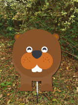 Outdoor Metal Art Critter Beaver