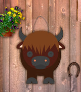Outdoor Metal Art Critter Bison