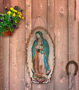 Outdoor Metal Art Our Lady of Guadalupe