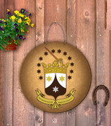 Outdoor Metal Art Carmelite Emblem 2