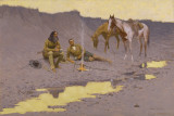 A New Year on the Cimarron - Frederic Remington
