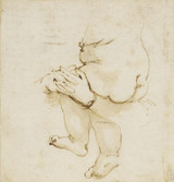 A Study of a Baby in its Mother's Arms - Leonardo Da Vinci