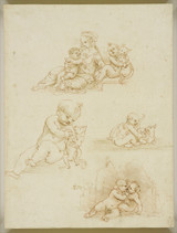 Study of Madonna and Child - Leonardo Da Vinci