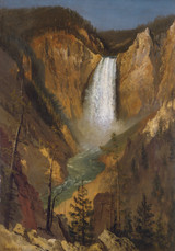 Lower Falls of the Yellowstone - Albert Bierstadt