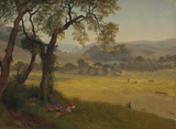 A Golden Summer Day Near Oakland - Albert Bierstadt