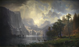 Among the Sierra Nevada Mountains, California - Albert Bierstadt