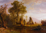 Indian Encampment - Albert Bierstadt
