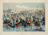 Central Park, Winter Skating Pond - Currier and Ives