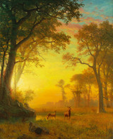 Light in the Forest - Albert Bierstadt