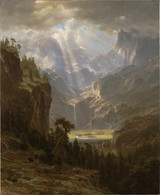 Rocky Mountains, Lander's Peak - Albert Bierstadt