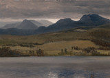 Sundown on the Lake - Albert Bierstadt