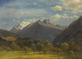 The Alps from Visp - Albert Bierstadt