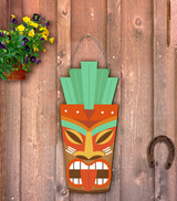 Outdoor Metal Art Tiki Mask