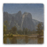 "In the Yosemite" Tumbled Stone Coaster