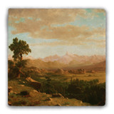 "Wind River Country" Tumbled Stone Coaster