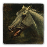 "A Wild Stallion" Tumbled Stone Coaster