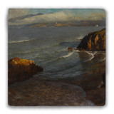 "Entrance to Golden Gate" Tumbled Stone Coaster