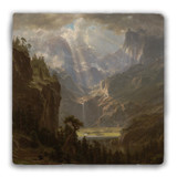 "Rocky Mountains, Lander's Peak" Tumbled Stone Coaster