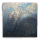 "Mount Brewer from King's River Canyon, California" Tumbled Stone Coaster