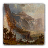 "Domes of the Yosemite" Tumbled Stone Coaster