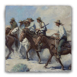 "The Posse" Tumbled Stone Coaster