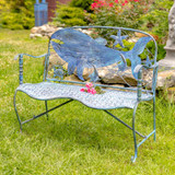 Coastal Whale Garden Bench "Herman"