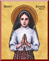 Theophilia St. Jacinta Mario Wall Plaque