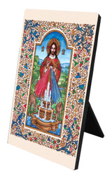 Theophilia Christ Fount of Life Desk Plaque