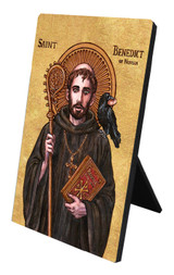 Theophilia St. Benedict Desk Plaque