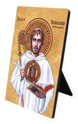 Theophilia St. Bernard of Clairvaux Desk Plaque