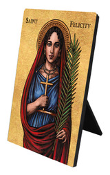 Theophilia St. Felicity Desk Plaque