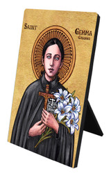 Theophilia St. Gemma Desk Plaque