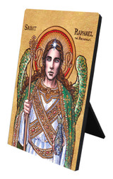 Theophilia St. Raphael Desk Plaque