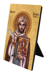 Theophilia St. John Damascene Desk Plaque