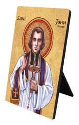 Theophilia St. John Vianney Desk Plaque