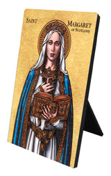 Theophilia St. Margaret of Scotland Desk Plaque