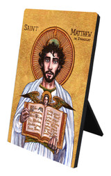 Theophilia St. Matthew the Evangelist Desk Plaque