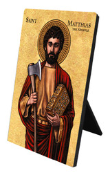 Theophilia St. Matthias the Apostle Desk Plaque