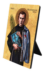 Theophilia St. Maximilian Kolbe Desk Plaque