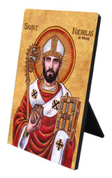 Theophilia St. Nicholas Desk Plaque