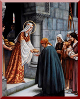 Theophilia St. Elizabeth Distributing Bread Wall Plaque