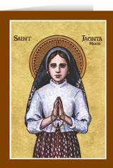 Theophilia St. Jacinta Mario Greeting Card