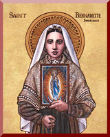 Theophilia St. Bernadette of Lourdes Wall Plaque